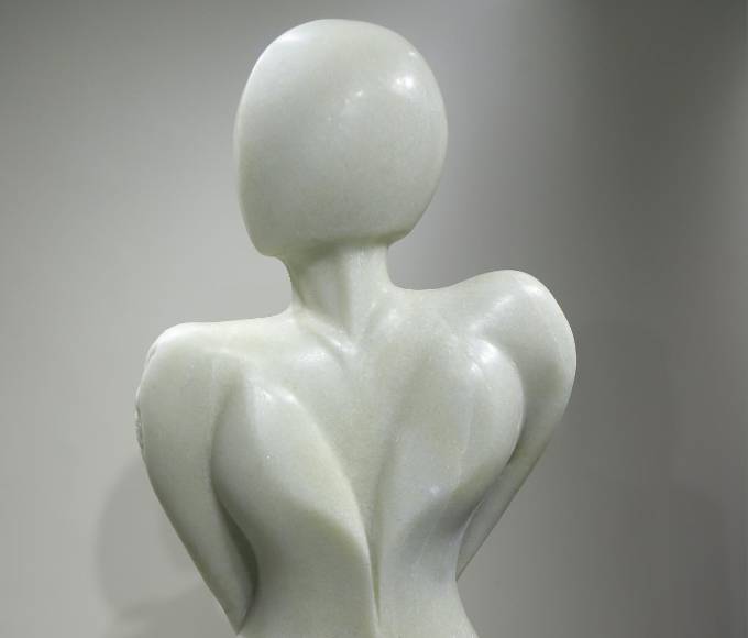 Esta obra del artista destacó en la exposición.