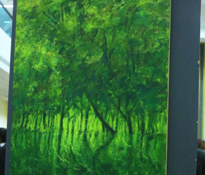 ”Reflejos del Lago de Yojoa” por Marcio Arteaga.