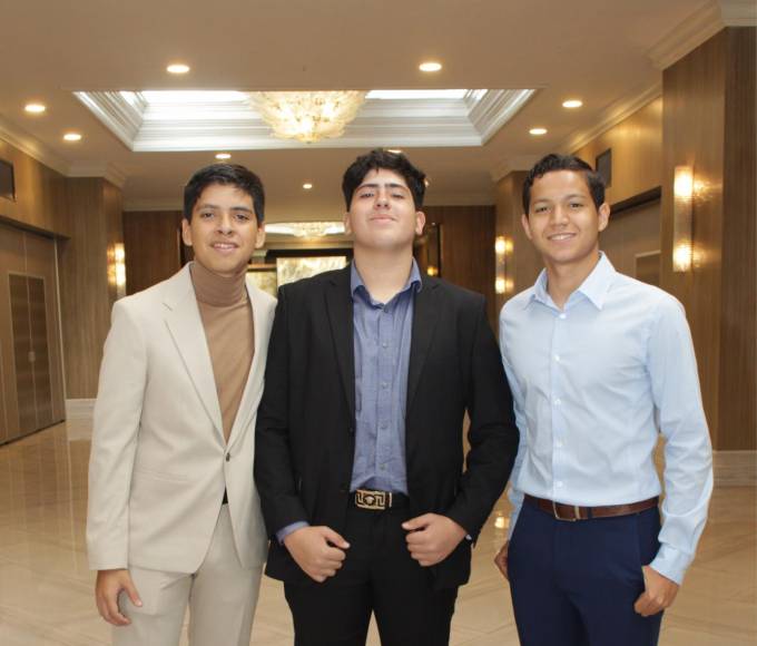 Kenneth Veroy, Luis Morales y Rafael Chinchilla