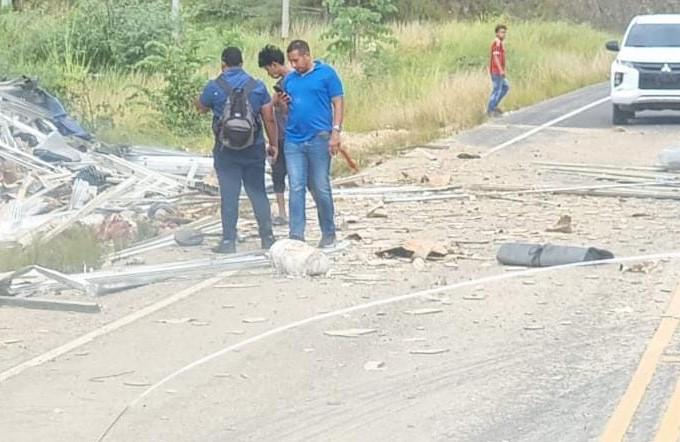 Identifican a víctimas de accidente en Campamento, Olancho