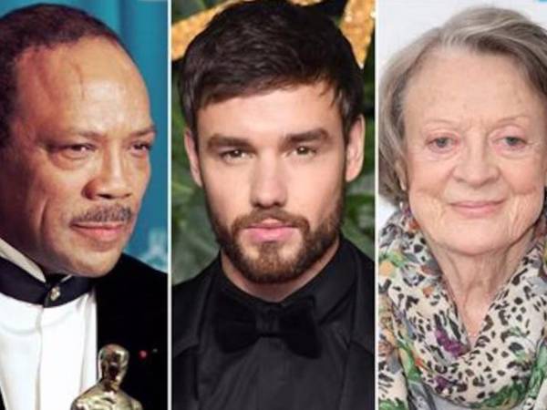 Quincy Jones, Liam Payne y Maggie Smith son algunos de los famosos que murieron este año.