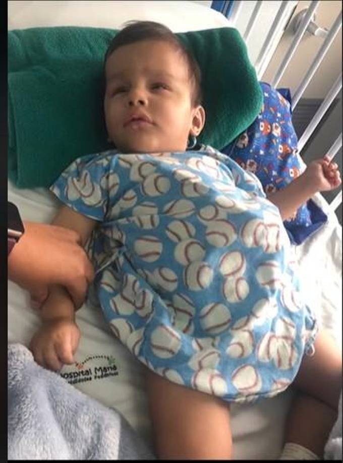 Con frecuencia ella actualizaba con las visitas del pequeño en los centros asistenciales.