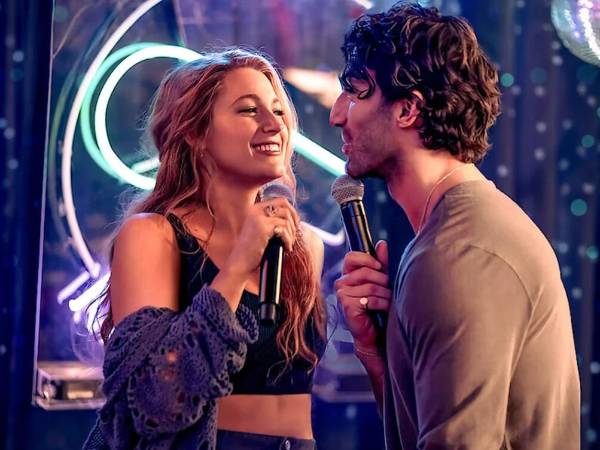 Blake Lively y Justin Baldoni en una escena de “Romper el círculo”.