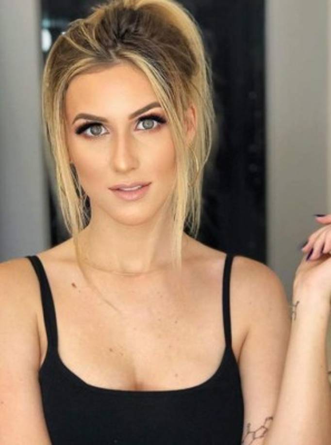 Esta fue la imgagen qu subió Melissa en su cuenta de instagram luciendo escote lo que hizo que Erick Bretz se enfadara y, según relata la joven, le agrediera con una botella, hechos que sucedieron en Tampa (Florida).