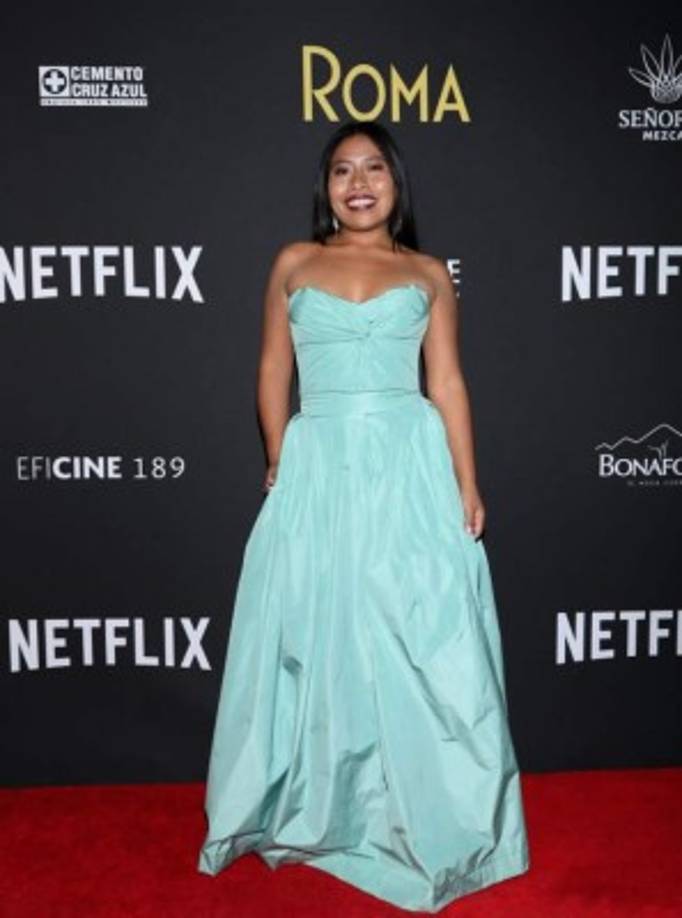 Aparicio en una segunda presentación de Roma en Ciudad de México, México en diciembre de 2018.