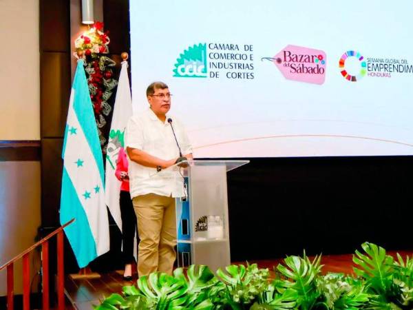<b>Edwin Araque, presidente ejecutivo de Banhprovi, participa en la primera edición de la Expocrédito Mipyme, organizada por la CCIC. Fotos: Héctor Edú y Cortesía</b>