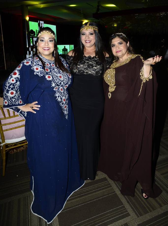 Jananía Viana, Carolina Ardón y María Luisa Madrid