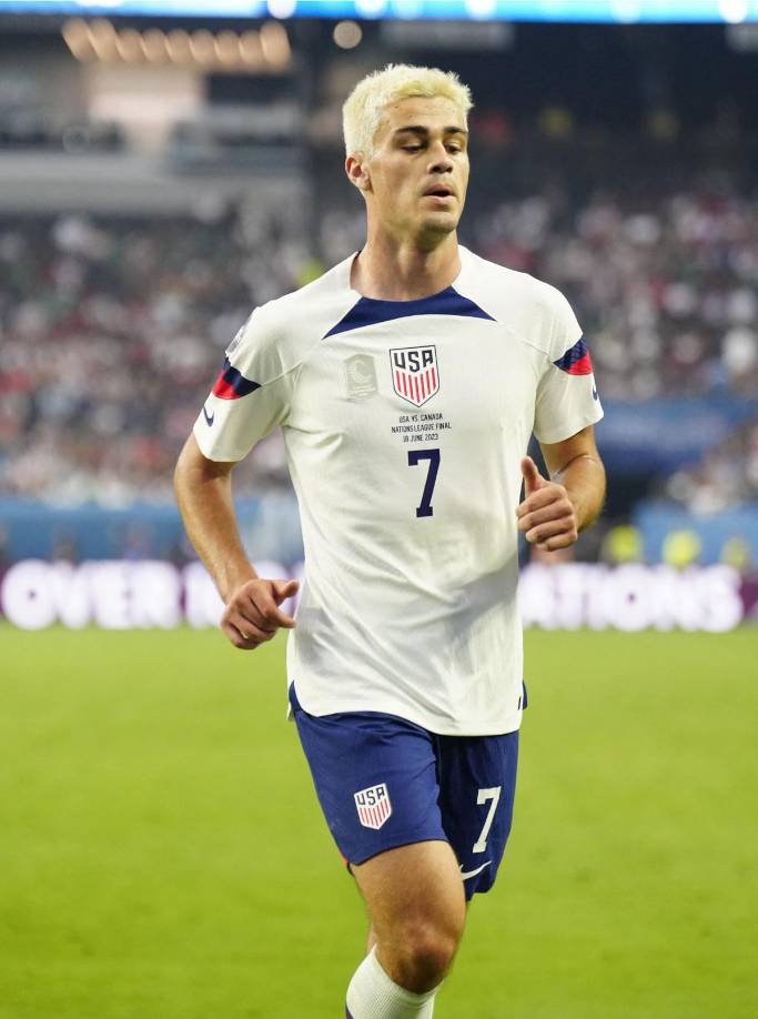 Gio Reyna (Estados Unidos) - El extremo del Borussia Dortmund también se suma a las bajas de la selecció de las Barras y las Estrellas.