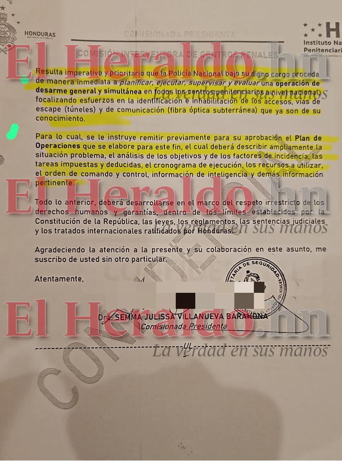 $!Ministro de Seguridad ya sabía que Mara Salvatrucha construyó túneles en cárcel de Támara