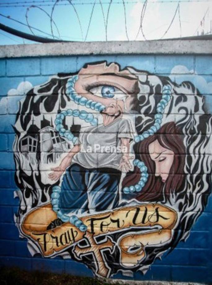 La religión es un tema muy fuerte en la cultura de las pandillas.