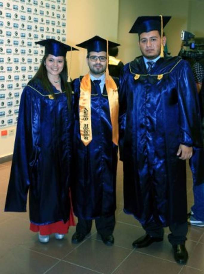 Iris Mendoza, Henry Morel y Antonio Morales.