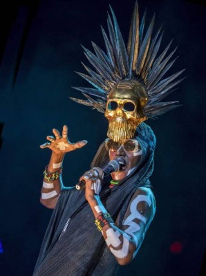 LÍBANO. Artistas del mundo en Biblos. La cantante jamaicana Grace Jones en el Festival Internacional de Música de Biblos.