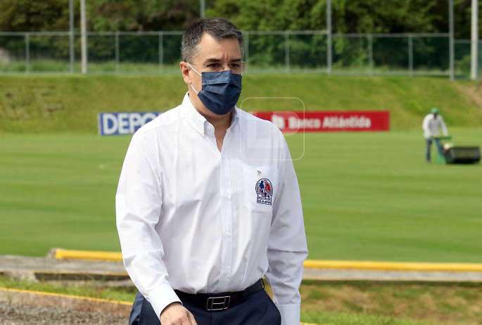 Rafael Villeda lamentó los malos resultados del Olimpia en las últimas jornadas.