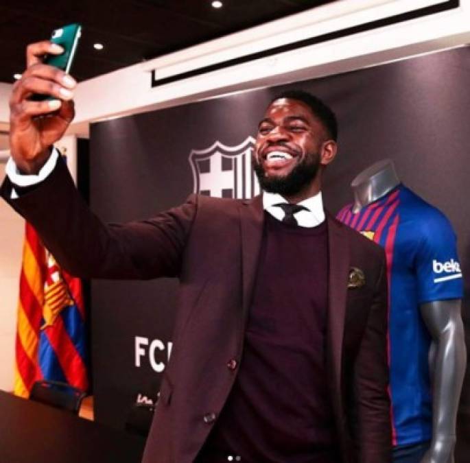 El francés Samuel Umtiti es sin duda, uno de los jugadores que lo que menos tiene, es belleza física.