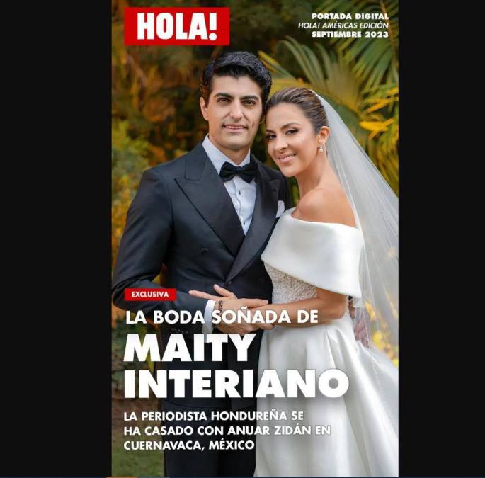 Maity Interiano y Anuar Zidan celebraron su boda religiosa hace dos semanas en Cuernavaca, México. Ese lugar es muy especial para ambos ya que es el primer lugar que visitaron juntos como novios. 
