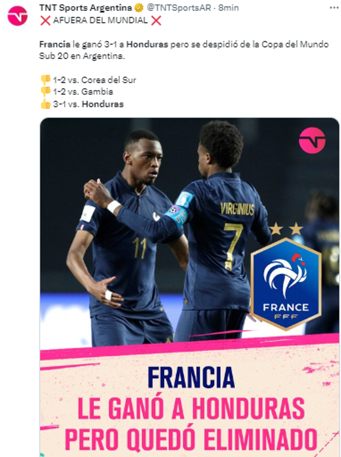 TNT Sports de Argentina.