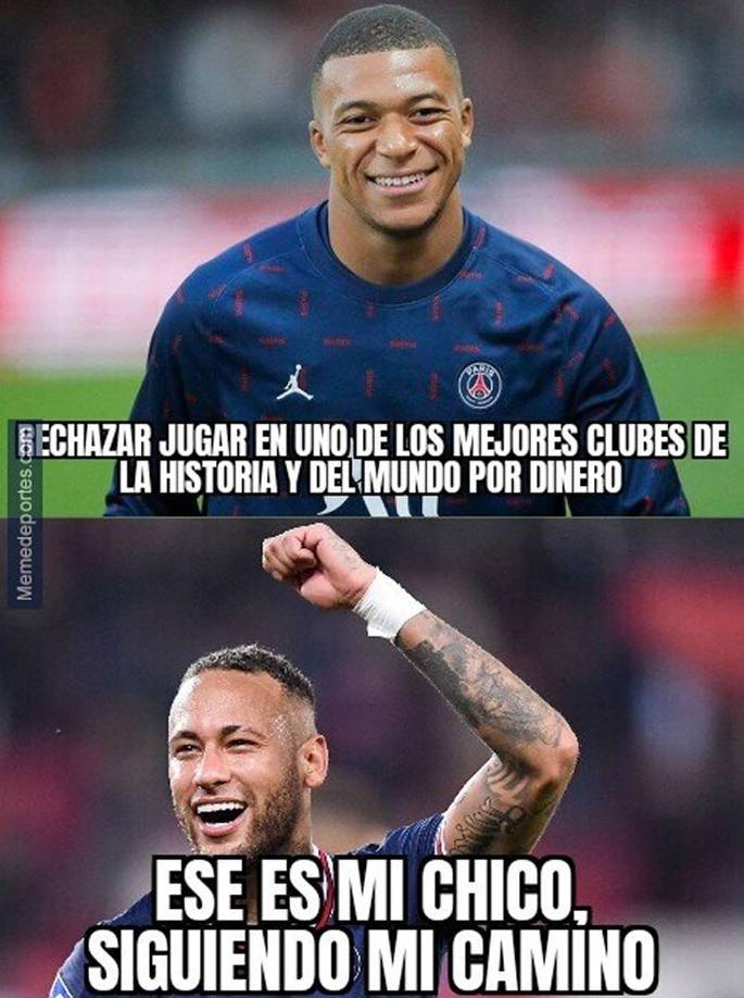 Burlas al Real Madrid: Los mejores memes tras la renovación de Mbappé con el PSG