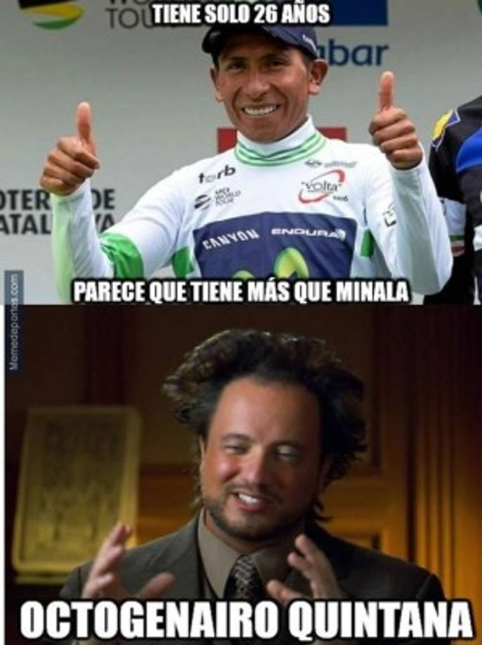 Nairo Quintana no parece que tenga 26 años...