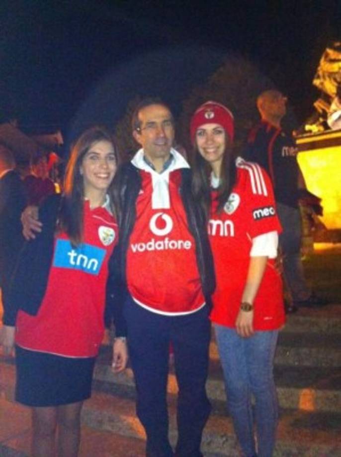 Al parecer Catarina Vieira es aficionada del Benfica. En esta imagen posa con la camiseta del club lisboeta.