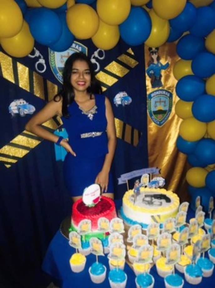 La joven catracha sueña con pertenecer a las Filas de la Policía Nacional de Honduras.