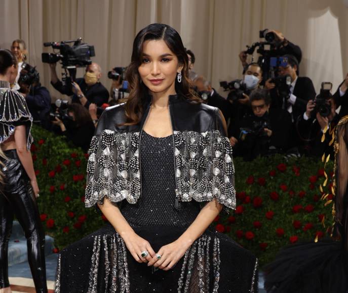 La actriz Gemma Chan, también exmodelo británica de origen chino.