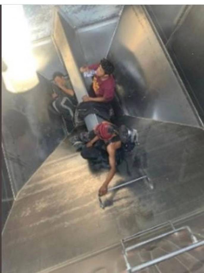 La menor fue hallada por miembros de la Guardia Nacional de Texas y del Departamento de Seguridad Pública de Texas en el área de La Joya.