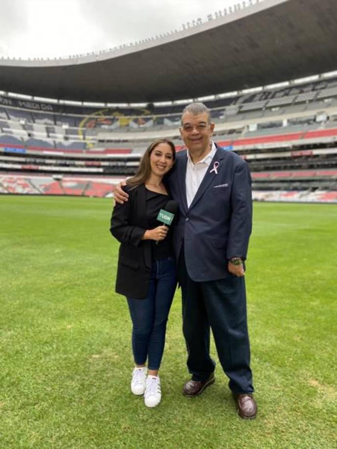 Mafer es hija del reconocido periodista mexicano Emilio Fernando Alonso.