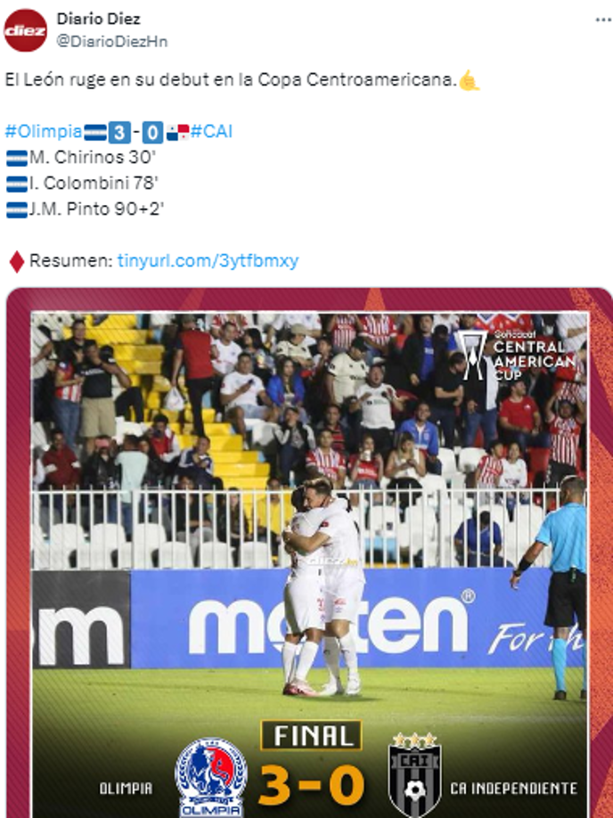 Los Albos arrancaron con triunfo en su debut en la Copa Centroamericana.