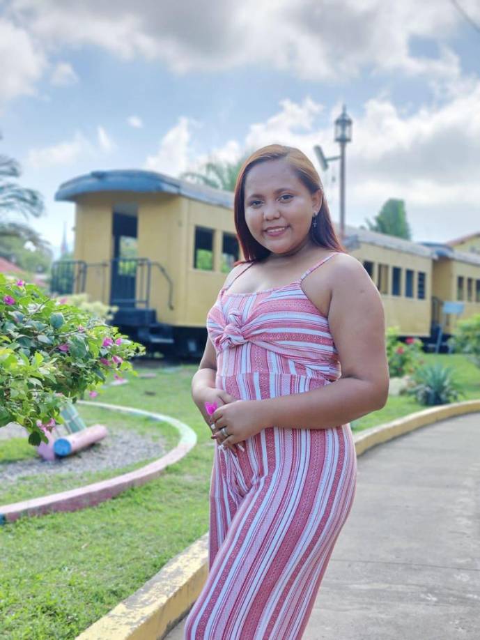 La candidata Yohely Moreno.