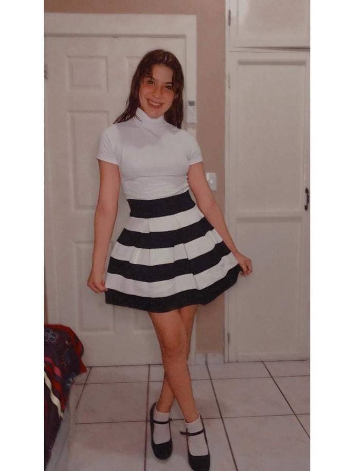 En las redes sociales se mostraba como una joven sonriente. 