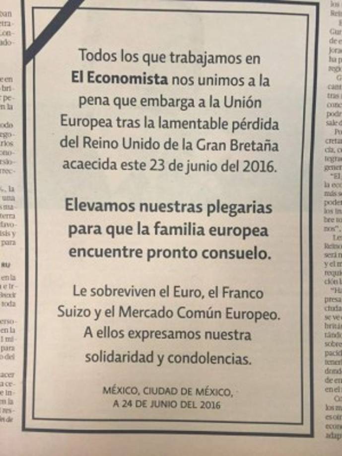 Algunos medios de comunicación le pusieron un toque de humor a la sorpresiva noticia.