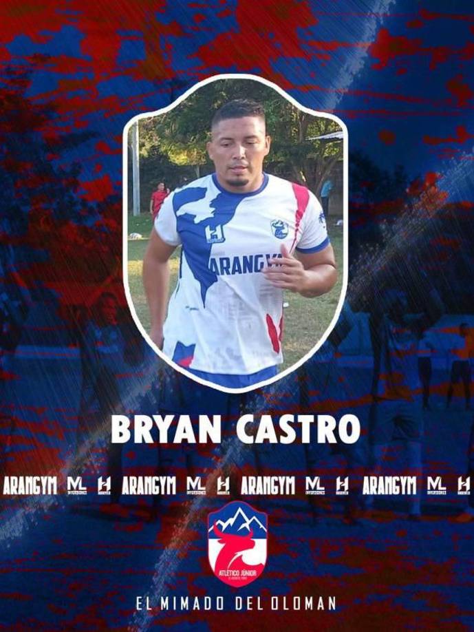 Bryan Castro - El defensor no seguirá vistiendo los colores del Atlético Junior de El Negrito, Yoro.
