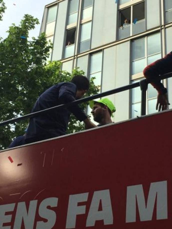 Lionel Messi fue captado de esta manera, el argentino no se ha dejado ver. FOTO SPORT.