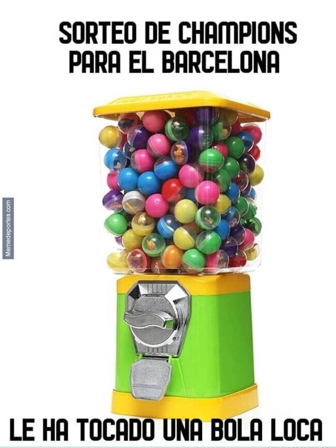 Los memes del sorteo repetido de octavos de Champions y burlas al Barça en la Europa League