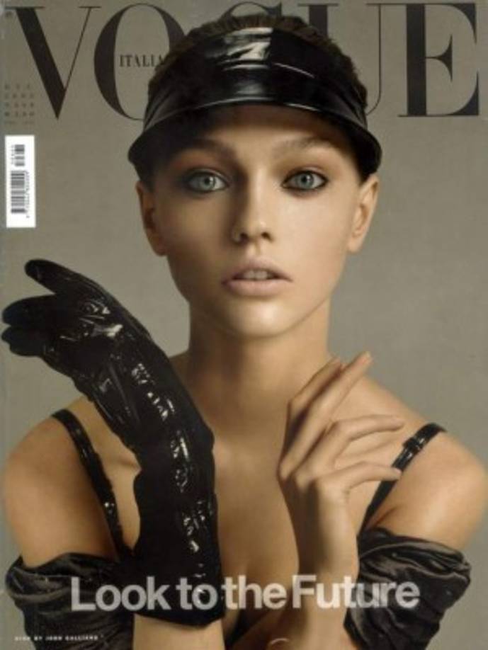 Vogue Italia en diciembre del 2003.