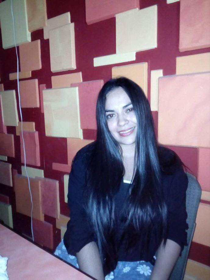 Celeste es originaria de San Pedro Sula, al igual que su fallecida pareja.