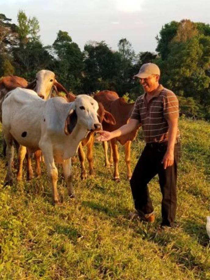 Helen Celina celebró el día a su padre con esta imagen.