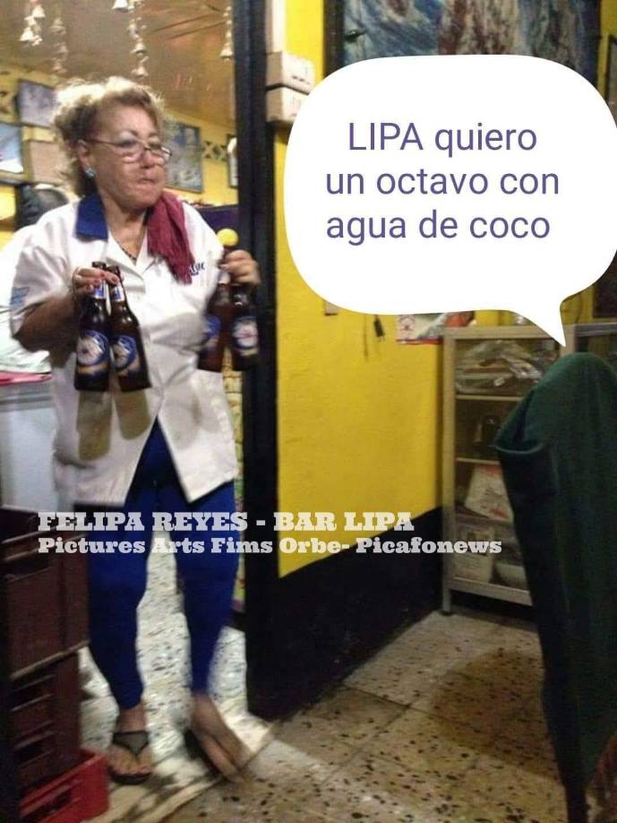 “Un brindis por la vida de doña Lipa, no se puede menos, fueron toneladas de guaro que nos sirvió a tod@s los que nos gusta o gustaba el “mameluco””, escribió una de sus clientas en las redes sociales.