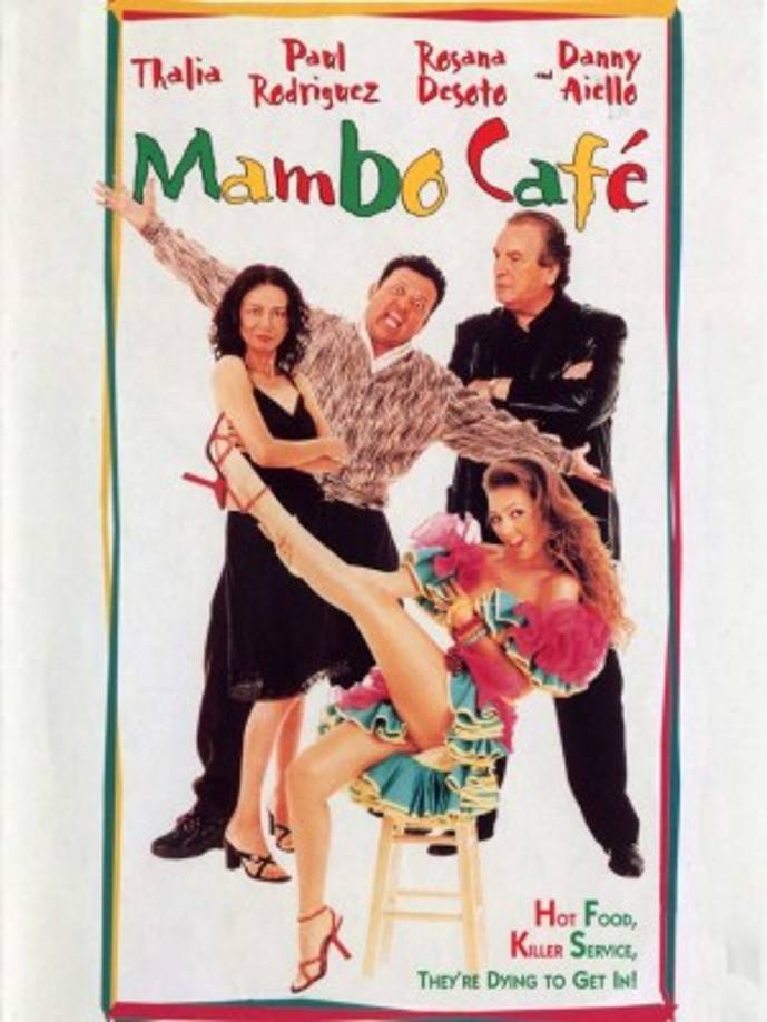 Hollywood<br/>La película Mambo Café (2000), dirigida por Reuben González, marcó el regreso de Thalía al cine, y fue su gran proyecto cinematográfico porque no volvió a participar en un filme sino hasta 2015, como actriz de voz de la versión latinoamericana de Minions. En la cinta, que fue denominada por su propio director como una versión latina de Fiebre de Sábado por la Noche, la famosa dio vida a Nydia, una joven puertorriqueña quien, junto a su familia, busca la forma de atraer clientela para su restaurante, lo que desencadena una serie de eventos cómicos y hasta románticos.<br/>