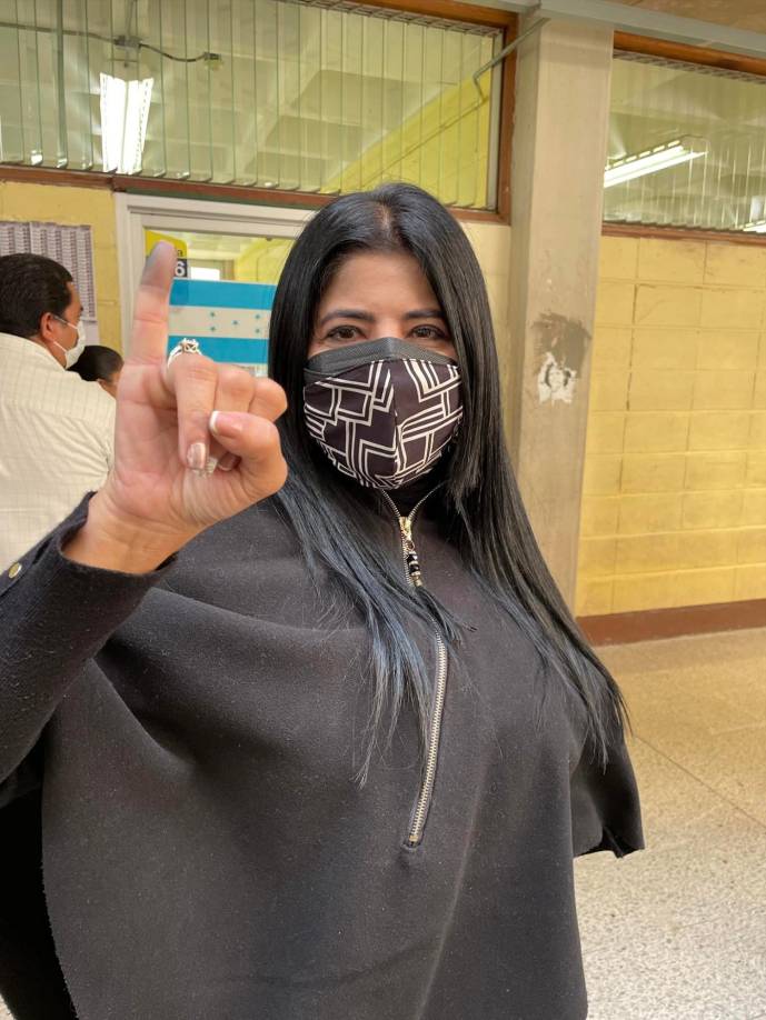 La diputada del Partido Nacional (PN), Waleska Zelaya. 