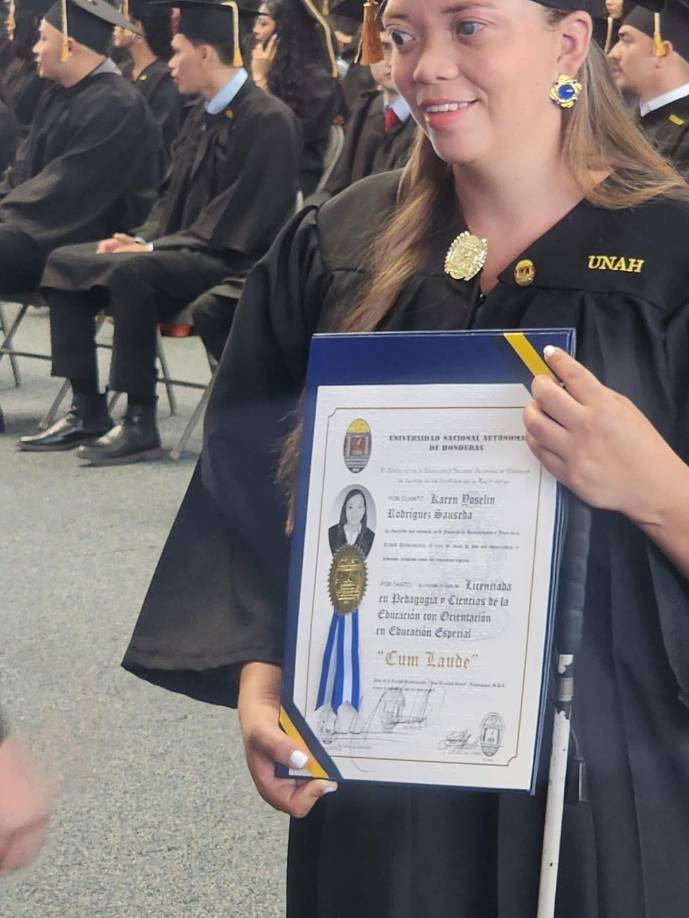 ”Este ha sido un reto para mí, ha valido la pena tener un título universitario”, aseveró Rodríguez.