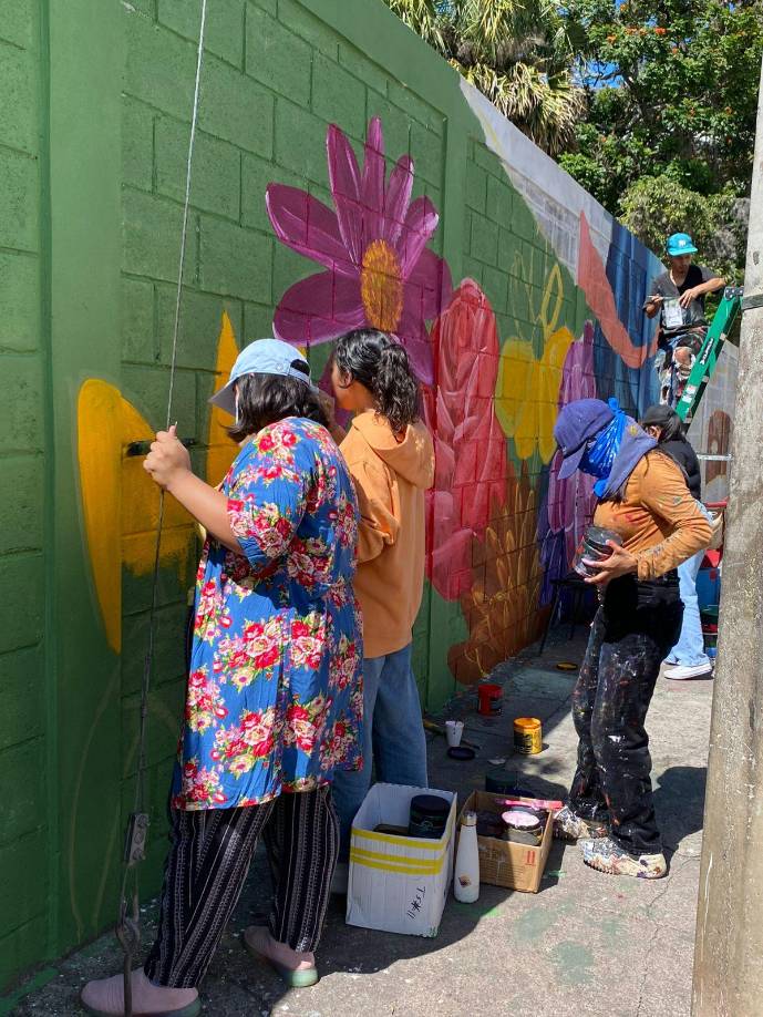 Realizan proyecto artístico en el Asilo de Inválidos del Hospital San Felipe