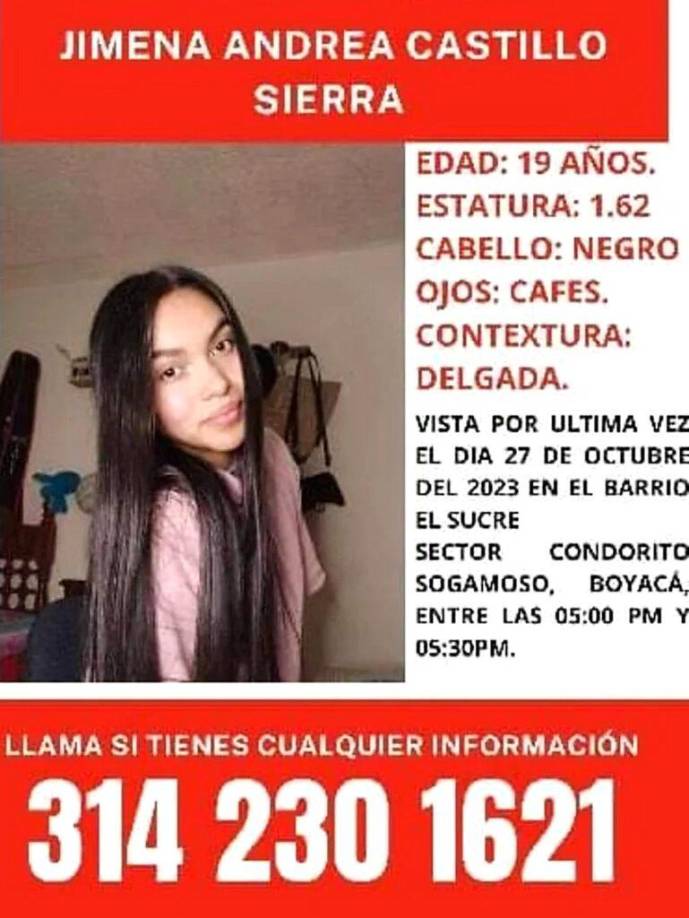 La extraña cadena de eventos comenzó cuando Luis Francisco Sierra, empleado como minero en Sativasur, comunicó a sus conocidos que Jimena se había marchado de su hogar, desconociendo su paradero. Esta revelación llevó a las autoridades a iniciar investigaciones, ya que el tío tenía la custodia de la joven.