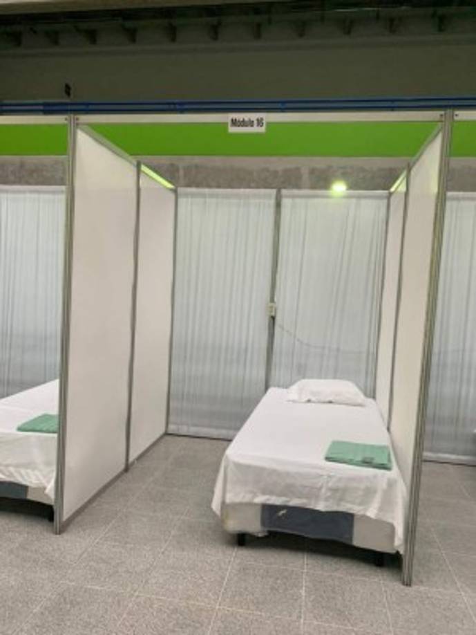 El polideportivo también contará con todos los insumos necesarios mientras brinden atención para atender la emergencia de la pandemia.