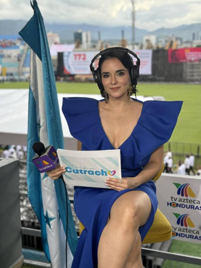 La bella Arleth Portillo también se suma a la euforia del pueblo hondureño y dice que Honduras ganará 2 - 1. 