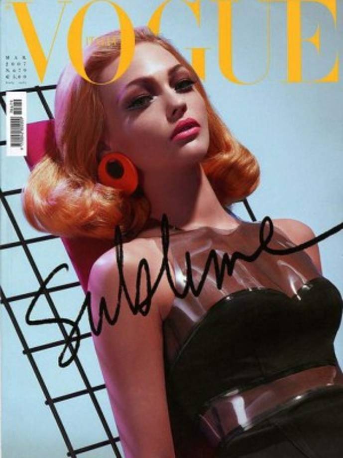La portada de Vogue de marzo del 2007.