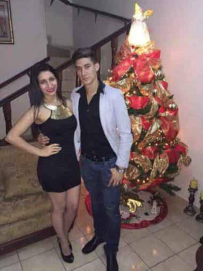 El jugador hondureño Esdras Padilla y Roxana Kafatti, en el 2008 ganó el Miss Teen fotogénica.