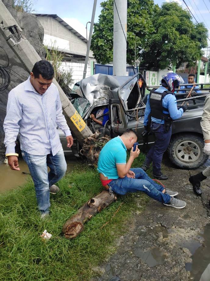 Impacto mortal: conductor causa su propia muerte en Choloma