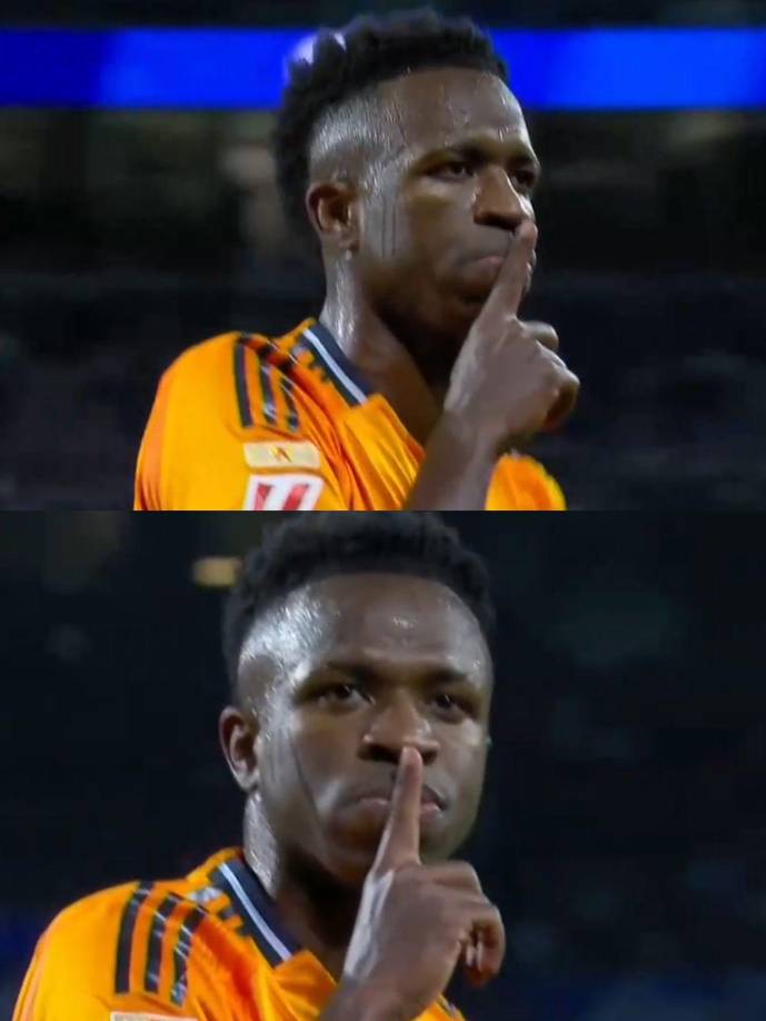 La celebración de Vinicius no gustó nada a la afición de la Real Sociedad.