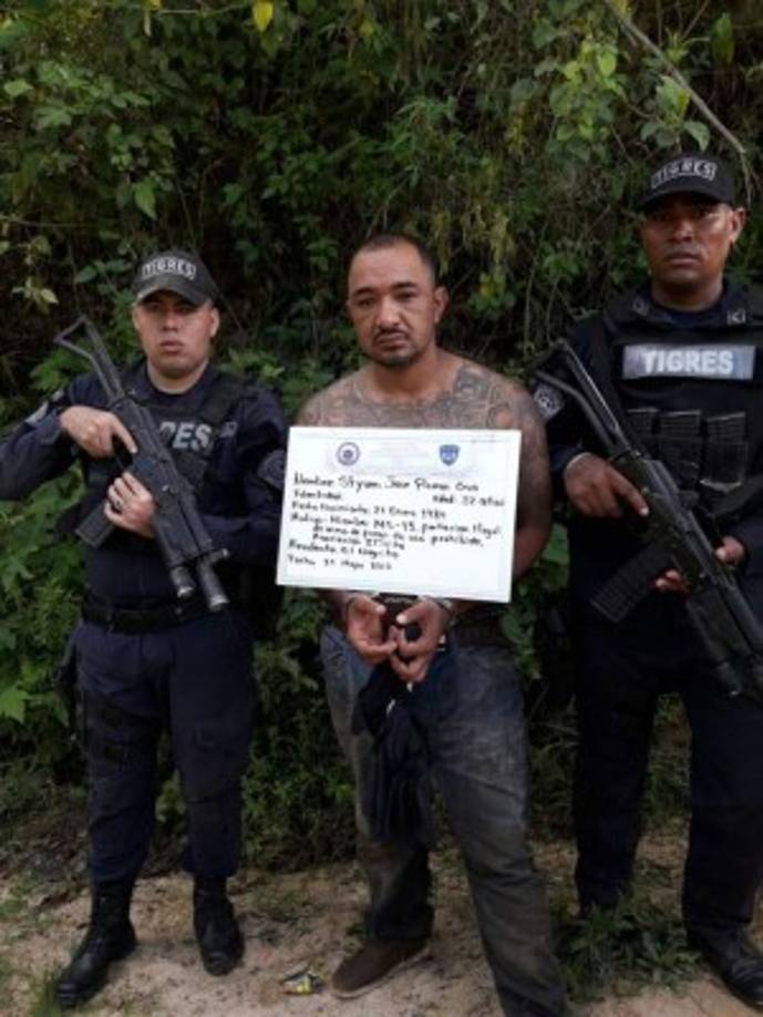 Styven José Cruz (32) fue capturado en El Negrito, Yoro.